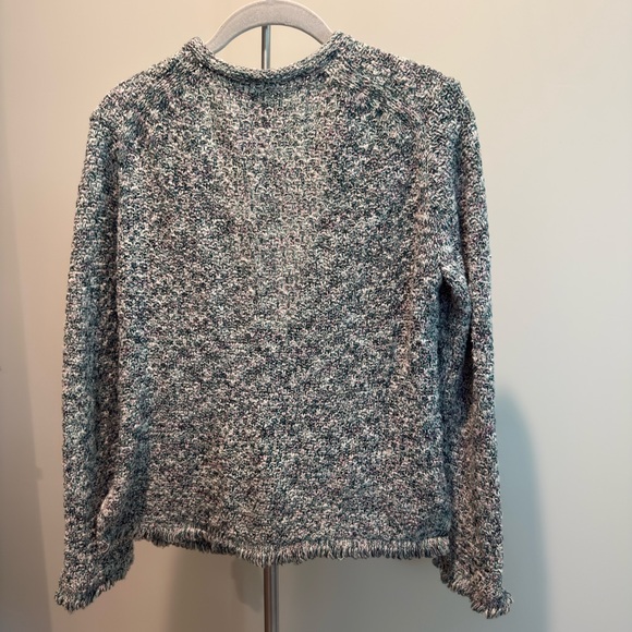 J. Crew Lady Sweater-Jacket with Fringe – Style #L2720 – Size S - Picture 2 of 3